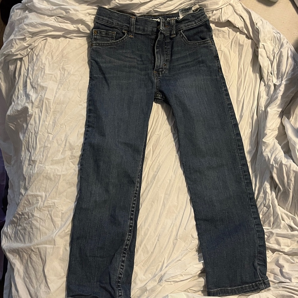 Wrangler Dark Blue boys Straight Leg Jeans